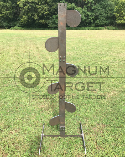 Parts & Assembly Instructions for Magnum Target 3/8" AR500 Dueling Tree Steel Reactive Shooting Target w/ 6 inch Paddles (DTSTD66AR500-S)