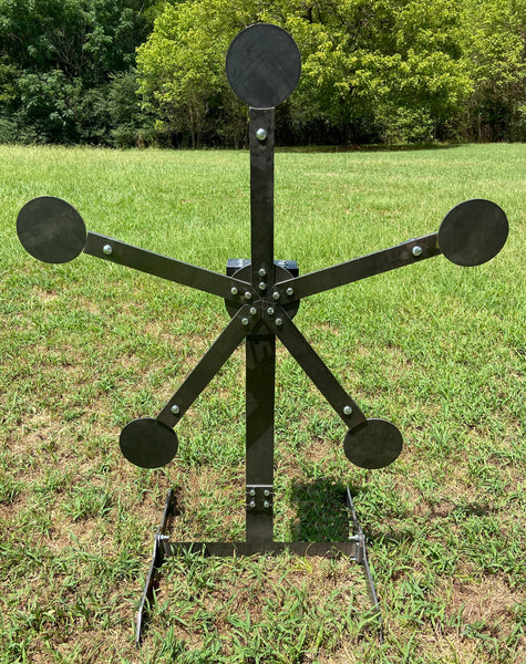 Parts & Assembly Instructions for Magnum Target 22LR Texas Star Steel Reactive Shooting Target w/ 6 inch Paddles (TS-6-14)
