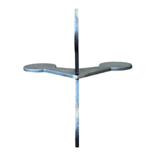 Load image into Gallery viewer, 22LR Rimfire Smallbore 1/4" A36 Mild Steel Shooting Targets - Flipping Jumping Jack 2.5" 2pc Set NOT WELDED (2-WJJ2.5-UWELD14A36)