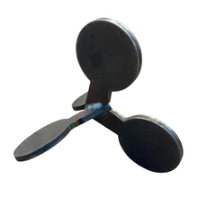Load image into Gallery viewer, Magnum Target 3/8" AR500 Reactive Steel Shooting Target - Welded Flip Jumping Jack 4"  1pc or 2pc (1-WJJ4AR500 / 2-WJJ4AR500)