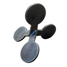 Load image into Gallery viewer, Magnum Target 3/8" AR500 Reactive Steel Shooting Target - Welded Flip Jumping Jack 4"  1pc or 2pc (1-WJJ4AR500 / 2-WJJ4AR500)