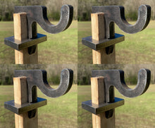 Load image into Gallery viewer, 3/8" AR500 Hardened Steel 1x2 Topper Hook for Metal Range Shooting Targets - 1pc or 4pc (1x2HOOK1AR500) (1x2HOOK4AR500)