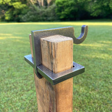 Load image into Gallery viewer, 1pc 3/8" AR500 Hardened Steel 2x4 Topper Hook for Metal Range Shooting Targets (2x4HOOK1AR500)