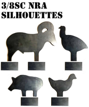 Load image into Gallery viewer, 3/8 Scale NRA Metallic Silhouettes