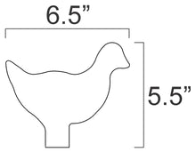 Load image into Gallery viewer, Magnum Target 3/8sc NRA Metallic Silhouette Targets - 4pc Small Bore Pistol Plates Not Welded (38-4U)