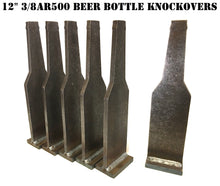 Load image into Gallery viewer, AR500 Beer Bottle Knockover Target