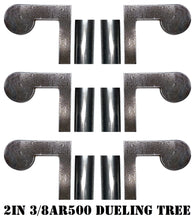 Load image into Gallery viewer, Magnum Target 2"x 3/8" AR500 Steel - .22 LR/.17 HMR/.22 WMR - Shooting Range Targets Dueling Trees Metal Paddles w/tubes (DT26AR500T)