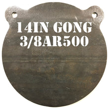 Load image into Gallery viewer, AR500 Steel Gong Target