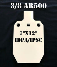 Load image into Gallery viewer, AR500 Steel IDPA Gong Target