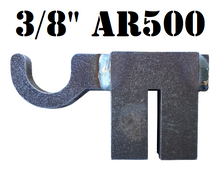Load image into Gallery viewer, Magnum Target AR500 Hardened Steel Shooting Target T-Post Hook-1pc NRA Metal Gong Range Target (TPH1AR500)
