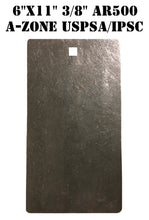 Load image into Gallery viewer, Magnum Target 3/8" AR500 A-Zone 6"x11" Plate USPSA/IPSC/IDPA Silhouette Steel Shooting Target (AZ6x11AR500-NP)