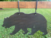 Load image into Gallery viewer, Magnum Target 30"x16" 3/8" AR500 Bear/Animal Steel Shooting Target - Rifle & Pistol Plate 1pc w/ 2 Mounting Holes (BEAR16x301AR500)