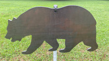 Load image into Gallery viewer, Magnum Target 30"x16" 3/8" AR500 Bear/Animal Steel Shooting Rifle Target Silhouette w/ T-Post Hook (BEAR16x301S1TPH1AR500)