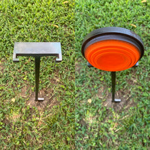 Load image into Gallery viewer, 6pc 30in Tall Stands for Clay Pigeons & Knock-over Targets - 3/8" AR500 Hardened Steel Metal Set (CPKSTD6AR500-30IN)