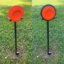 Load image into Gallery viewer, 6pc 30in Tall Stands for Clay Pigeons & Knock-over Targets - 3/8" AR500 Hardened Steel Metal Set (CPKSTD6AR500-30IN)