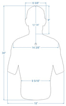 Load image into Gallery viewer, Magnum Target 3/8" AR500 Full Size 18x30 Combatant Silhouette Steel Shooting Target w/ T-Post Hook (CS18x301STPH1AR500)