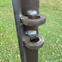 Load image into Gallery viewer, Magnum Target 4"x 3/8" AR500 Steel Shooting Range Targets Dueling Tree Paddles DIY 2" Angle Iron (HDDT46AR500R)