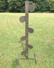 Load image into Gallery viewer, Magnum Target 6"x1/4" Rimfire 22LR Steel Shooting Targets - Dueling Tree Metal Paddles (HDDTS6614)