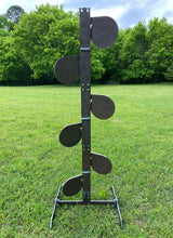 Load image into Gallery viewer, Magnum Target 6"x3/8" AR500 Steel Shooting Targets - Dueling Tree Metal Paddles (HDDTS66AR500)
