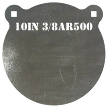 Load image into Gallery viewer, Magnum Target 10" x 3/8" AR500 Gong/Hanger Steel Shooting Target - Pistol & Rifle Plate 1pc. Set (G101EAR500)