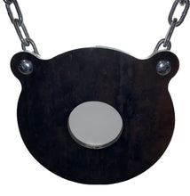 Load image into Gallery viewer, 10"x3/8" AR500 Gong Steel Shooting Target w/ Chain Kit and 4" Center Bullseye - Pistol & Rifle Target (G101E-G41W-CHAINKIT)