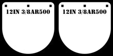 Load image into Gallery viewer, Magnum Target 12" x 3/8" AR500 Gong/Hanger Steel Shooting Target - 2pc Pistol & Rifle Plate (GFT122WAR500)