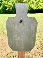Load image into Gallery viewer, Magnum Target 3/8" AR500 2/3 Scale 66% 12"x20" IDPA/IPSC Steel Shooting Target Gong w/ 2x4 Hook (G12x201S-2x4HOOK1AR5)