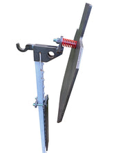 Load image into Gallery viewer, 3/8" AR500 Bundle - 66% 2/3 Scale IDPA/IPSC 12"x20" Steel Shooting Target w/ T-Post Spring Mount & 20" Protector Plate (G12x201S-SPRTPM1TP-PP1AR500)