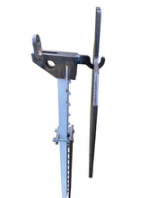 Load image into Gallery viewer, 3/8" AR500 Bundle - 66% 2/3 Scale IDPA/IPSC 12"x20" Steel Shooting Target w/ T-Post Spring Mount & 20" Protector Plate (G12x201S-SPRTPM1TP-PP1AR500)