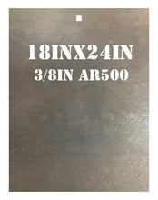 Load image into Gallery viewer, Magnum Target 18"x24" 3/8" AR500 Long Range Steel Shooting Rifle Target - Rectangle Gong 1pc. - 1 Hole or 4 Hole