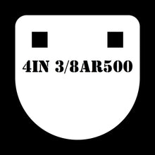Load image into Gallery viewer, Magnum Target 4 in. AR500 Gong/Hanger Shooting Target - 1pc 3/8 Thk Pistol & Rifle Plate (GFT41WAR500)
