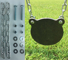 Load image into Gallery viewer, 8"x3/8" AR500 Steel Shooting Target w/ Chain Kit - Pistol & Rifle Gong (G81EAR500-CHAINKIT)