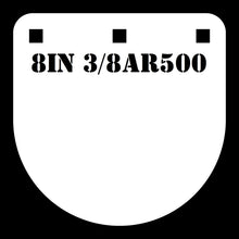 Load image into Gallery viewer, Magnum Target 8 in. AR500 Gong/Hanger Shooting Target - 1pc 3/8 Thk Pistol & Rifle Target (GFT81WAR500)