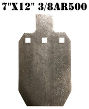 Load image into Gallery viewer, Magnum Target 7"x12" 3/8" AR500 IDPA/IPSC Steel Shooting Target Gong Silhouette (GIDPA121AR53H)