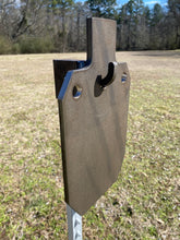 Load image into Gallery viewer, 3/8" AR500 7x12 IDPA/IPSC Steel Shooting Target w/ T-Post Hook (GIDPA121TPH1AR500-3H)
