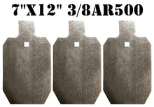 Load image into Gallery viewer, Magnum Target 3/8" AR500 7"x12" IDPA/IPSC Steel Shooting Target - 3pc Rifle Gong Set (GIDPA123SAR51H)