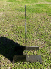 Load image into Gallery viewer, Magnum Target 3/8" AR500 FULL SIZE 18"x30" IDPA Hardened Steel Shooting Target Silhouette w/ Metal Ground Stand for 3/4" EMT Conduit (GT18x301AR500EMT)
