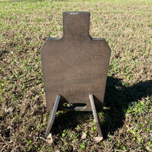Load image into Gallery viewer, 7"x12" 3/8" AR500 IDPA Hardened Steel Shooting Target w/ Metal Ground Range Stand (GT7X121AR500)
