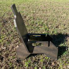 Load image into Gallery viewer, 7"x12" 3/8" AR500 IDPA Hardened Steel Shooting Target w/ Metal Ground Range Stand (GT7X121AR500)