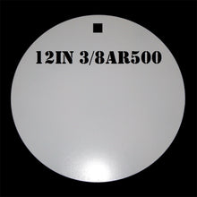Load image into Gallery viewer, Magnum Target 12" x 3/8" AR500 Gong/Hanger Steel Shooting Target - Pistol & Rifle Plate 1pc Set (H121WAR500)
