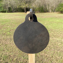 Load image into Gallery viewer, 3/8" AR500 6" Steel Shooting Target w/ 1x2 Hook (H61E-1x2HOOK1AR5)