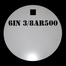 Load image into Gallery viewer, Magnum Target 6" x 3/8" AR500 NRA Gong/Hanger Steel Shooting Target - Pistol & Rifle Plate 1pc Set (H61WAR500)