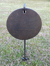 Load image into Gallery viewer, 3/8" AR500 8" Round NRA Steel Shooting Target & 30" Ground Stake Stand (H81-HSTD1AR500-30IN)