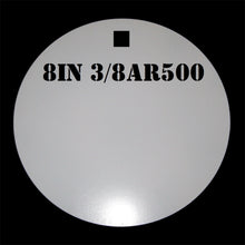 Load image into Gallery viewer, Magnum Target 8" x 3/8" AR500 NRA Gong/Hanger Steel Shooting Target - Pistol & Rifle Plate 1pc Set (H81WAR500)