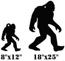 Load image into Gallery viewer, Magnum Target 3/8" AR500 18"x25” Bigfoot Sasquatch Yeti Steel Shooting Range Target 1pc Hanger/Gong (HBF18x251AR500)