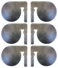 Load image into Gallery viewer, Magnum Target 6"x1/4" Rimfire 22LR Steel Shooting Targets - Dueling Tree Metal Paddles (HDDTS6614)