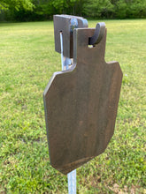 Load image into Gallery viewer, Magnum Target AR500 Hardened Steel Shooting Target T-Post Hook-1pc NRA Metal Gong Range Target (TPH1AR500)