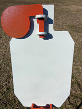 Load image into Gallery viewer, Magnum Target FULL SIZE 3/8&quot; AR500 IDPA STEEL REACTIVE HOSTAGE SHOOTING TARGET 15X30 w/ T-post Mount - HT15x30TPM1DT-KIT
