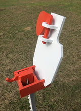 Load image into Gallery viewer, 7"x12" IDPA 3/8" AR500 Steel Hostage Reactive Shooting Target w/ T-post Mount (HT7x12TPM-KIT)