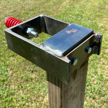 Load image into Gallery viewer, 2x4 Target Spring Mount for AR500 Steel Targets - Metal Range Stand 1pc or 2pc (SPR2x4M1-14A36) (SPR2x4M2-14A36)